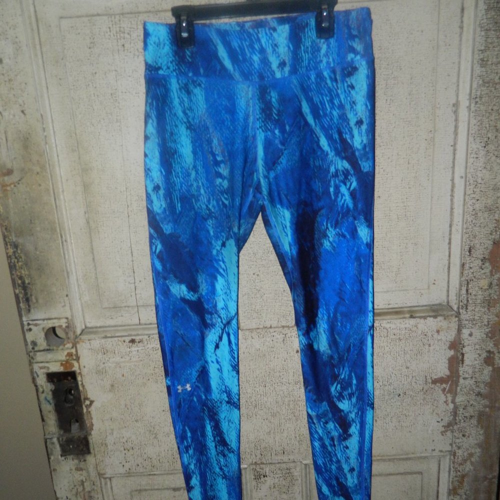 Under Armour Heat Gear Compression Leggings Pants Sz M (W-3)